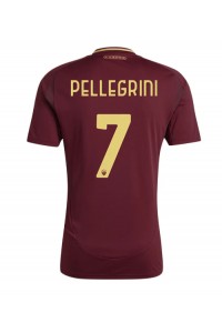 AS Roma Lorenzo Pellegrini #7 Voetbaltruitje Thuis tenue 2024-25 Korte Mouw